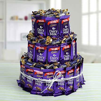 3 Layers Cadburry: Birthday Gifts for Her