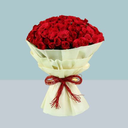 99 Roses Bouquet: Roses Valentines Day