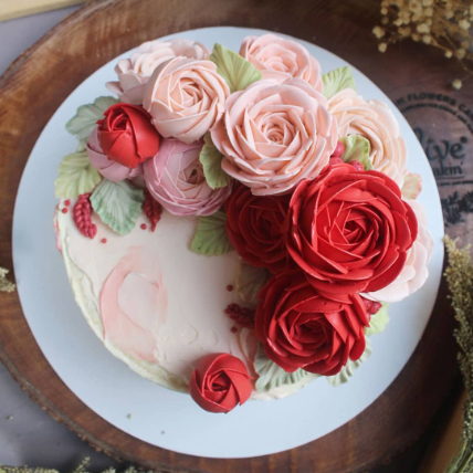 Abie Flower Cake: 