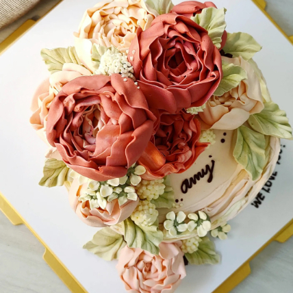 Amy Flower Cake: Cake Delivery 