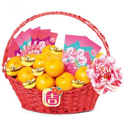 Basket Of Mandarin Oranges: 