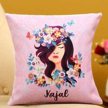 Beautiful You Personalised Cushion: Gifts for Women's Day