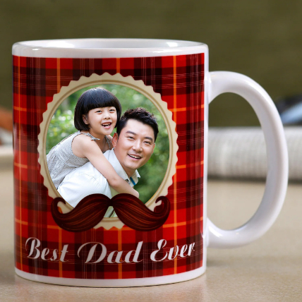 Best Dad Ever Personalised Mug For Father: Customized Gifts 