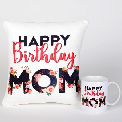 Birthday Cushion And Mug Combo For Mom: Combos Gift