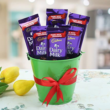 Cadburry Vase: Birthday Gifts for Mother