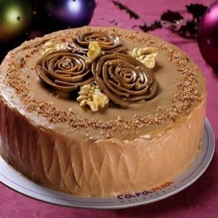 Caramel Chiffon Cake: 