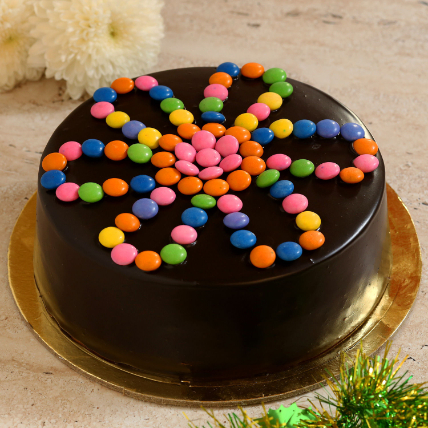 Chocolate Gems Cake: Cake Delivery 