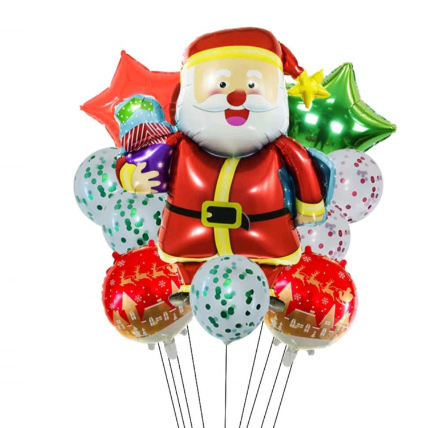 Christmas And Santa Balloon Set: 