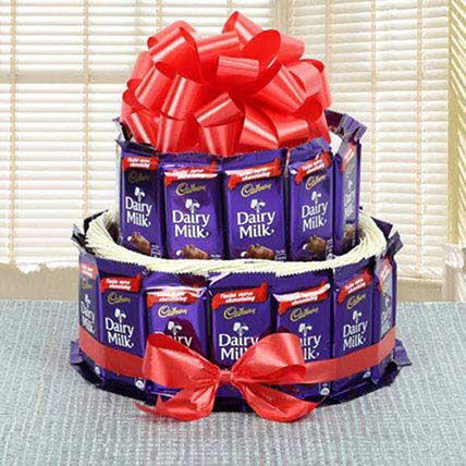 Classy Cadbury Arrangement: Chocolates For Birthday
