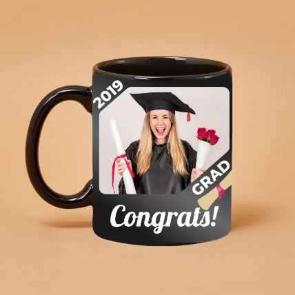 Congrats Personalised Mug: Graduation Gifts
