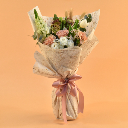 Dazzling Mixed Flowers Bouquet: Birthday Gifts 