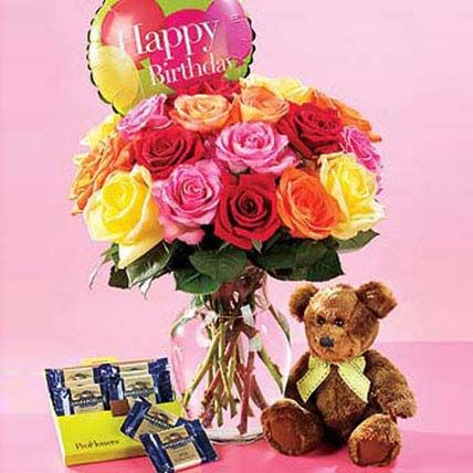 Gift Package: Birthday Flowers 