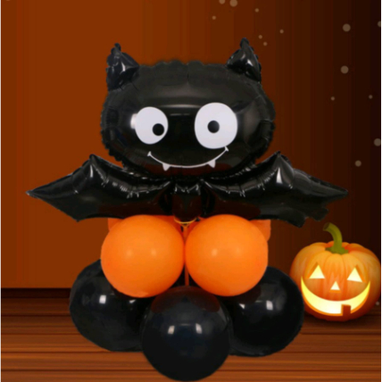 Halloween Bat Ghost Pumpkin Balloon: 