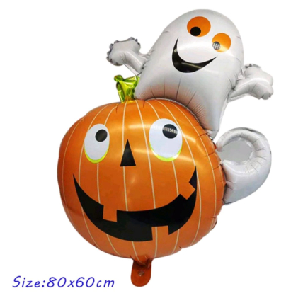 Halloween Ghost Pumpkin Balloon: Balloon Decorations 
