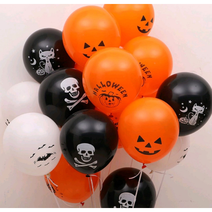 Halloween Theme Latex Balloons: 