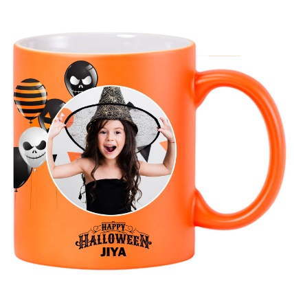 Halloween Wishes Personalised Mug: 