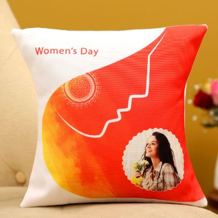 Happy Womens Day Personalised Cushion: Women's Day Gifts