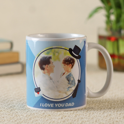 Love You Dad Personalised Mug: 