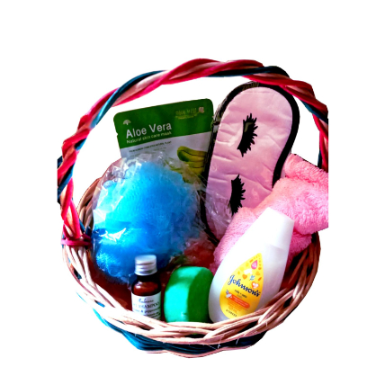 Luxurious Spa Basket For Mom: New Born Gifts