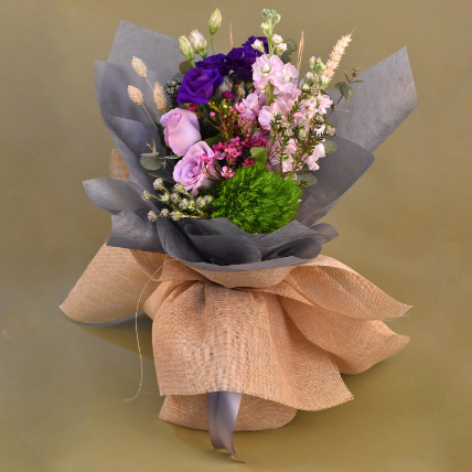 Passionate Mixed Flowers Bouquet: Get Well Soon Flowers