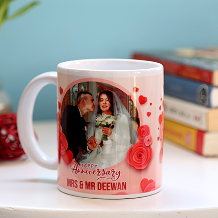 Personalised Anniversary Mug: Gifts Delivery