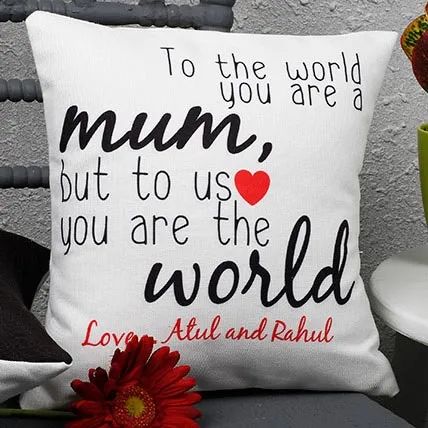 Personalised Beautiful Mothers Day Cushion: Personalised Gifts Philippines