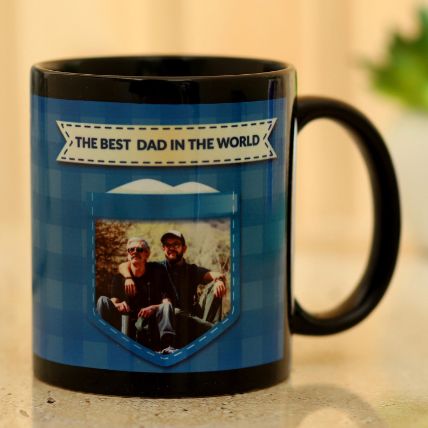 Personalised Best Dad Ceramic Mug: 