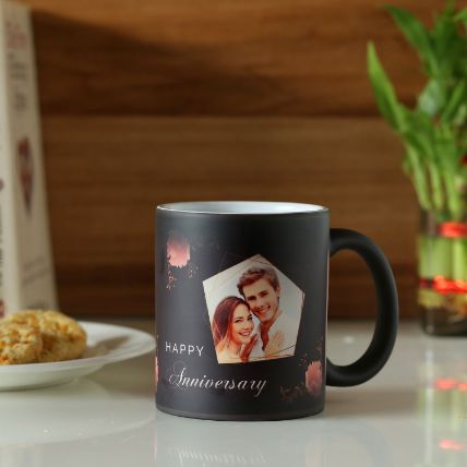 Personalised Happy Anniversary Magic Mug: Personalised Anniversary Gifts