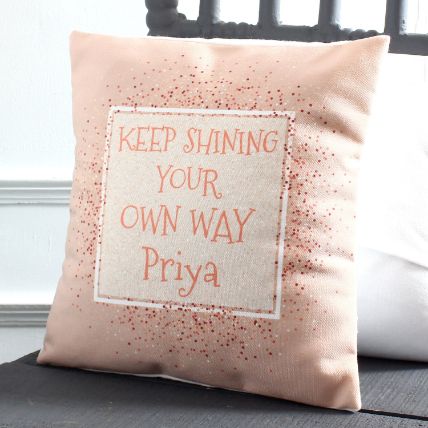 Personalised Inspirational Cushion: Personalised Gifts Philippines