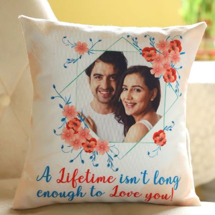 Personalised Lifetime Love Cushion: Cushions 
