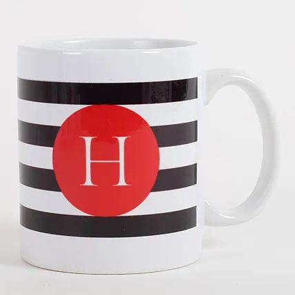 Personalised Striped Mug: Mugs 