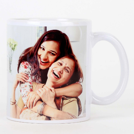 Personalised White Ceramic Mug For Mom: 