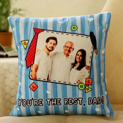 Personalised You AreThe Best Dad Cushion: Cushions 