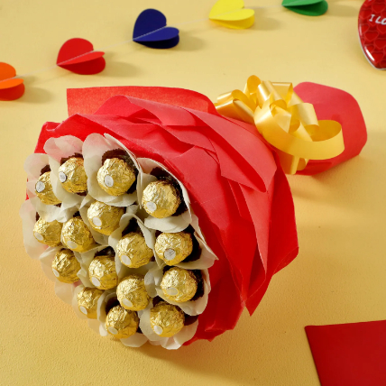 Rocher Choco Bouquet: Gifts for Valentines Day
