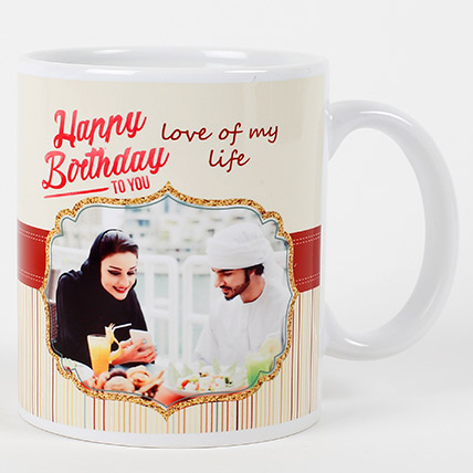 Romantic Birthday Personalized Mug: Birthday Gifts for Wife
