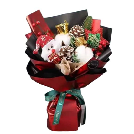 Santa Claus Bouquet Red: Gifts for Parents