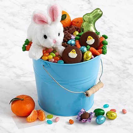 Some Bunny Loves: Birthday basket arrangement