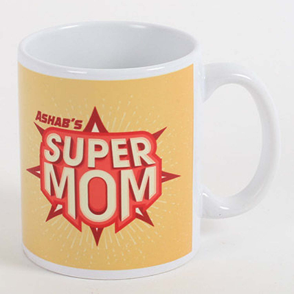 Super Mom Personalized Mug: 