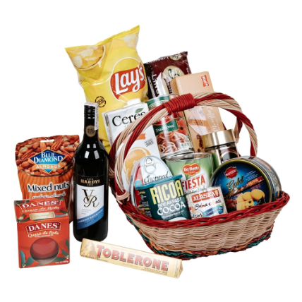 Sweet And Savoury Feast Basket: House Warming Gifts
