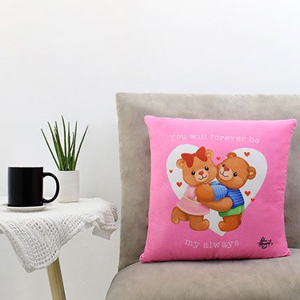 Sweet Embrace Pink Pillow: Birthday Gifts for Her