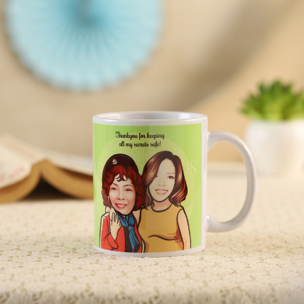 Thank you keeping all my secret personalised Mug: Customized Gifts 