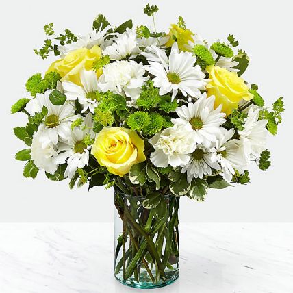 Vase of Happy Flowers: Flowers for Christmas