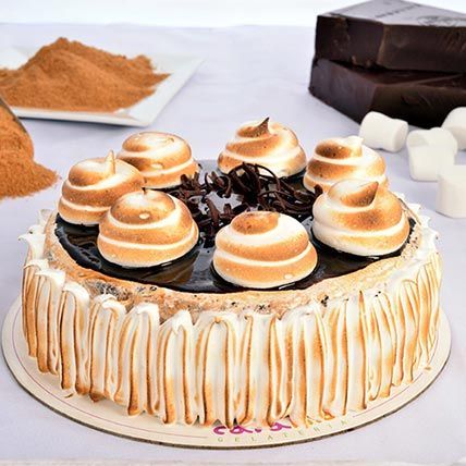 Yummy Chocolate Marshmallow Cake: Birthday Cake 