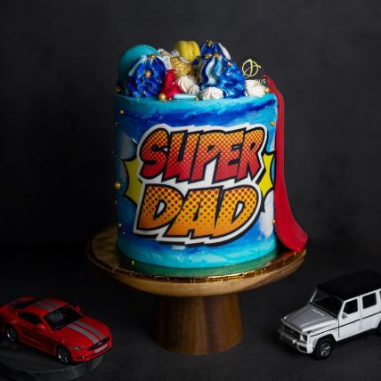 SuperHero Papa Cake: Send Gifts to Malaysia