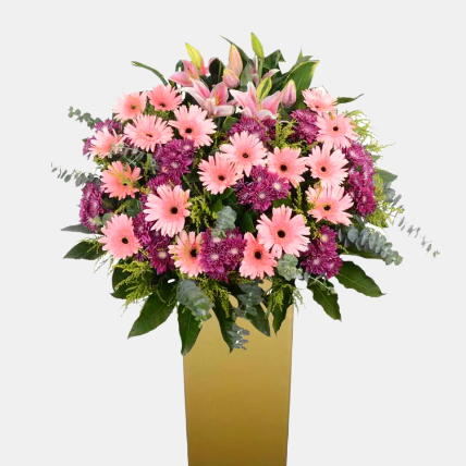 Arrangement Of Royal Flowers
