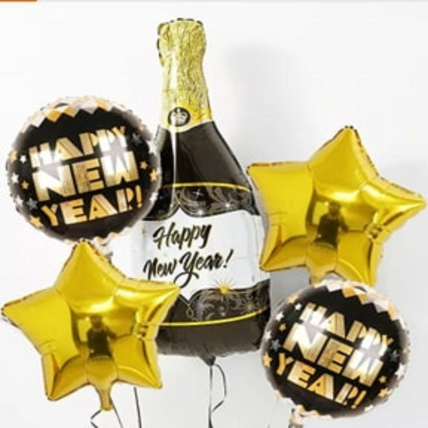 Champagne Happy New Year Decorations