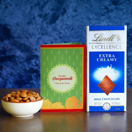 Diwali Greetings With Almonds And Lindt