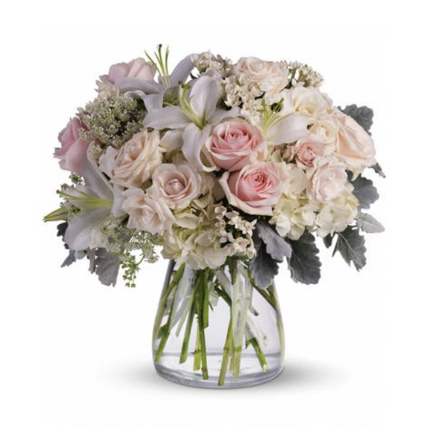Elegant Mixed Flowers Vase