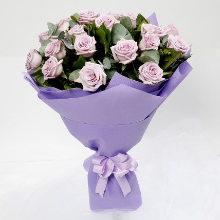 Eternal 3 Purple Roses Bouquet