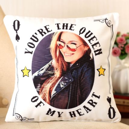 Personalised You are The Queen Cushion